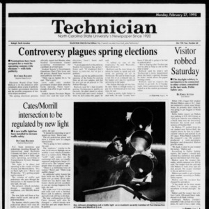 Technician, Vol. 75 No. 64, February 27, 1995
