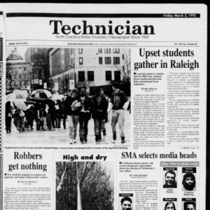 Technician, Vol. 75 No. 66, March 3, 1995