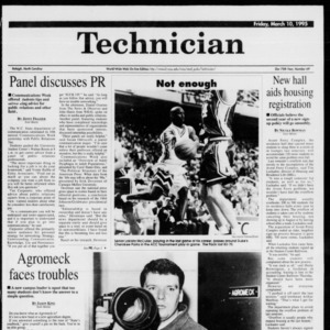Technician, Vol. 75 No. 69, March 10, 1995