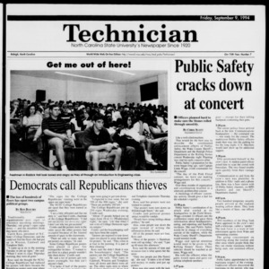 Technician, Vol. 75 No. 7, September 9, 1994