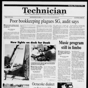 Technician, Vol. 75 No. 70, March 20, 1995