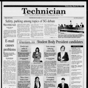 Technician, Vol. 75 No. 71, March 22, 1995