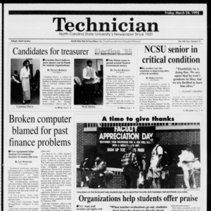 Technician, Vol. 75 No. 72, March 24, 1995