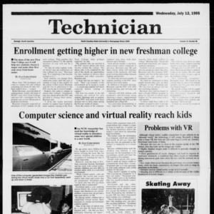 Technician, Vol. 75 No. 96, July 12, 1995
