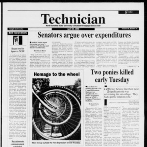 Technician, Vol. 76 No. 84, April 26, 1996