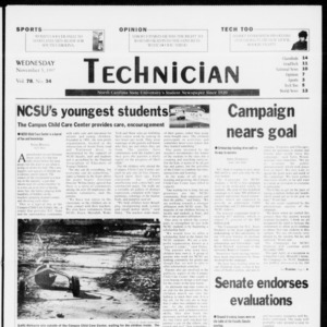 Technician, Vol. 78 No. 34, November 5, 1997