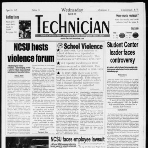 Technician, Vol. 79 No. 118, April 28, 1999