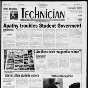 Technician, Vol. 79 No. 86, February 18, 1999