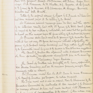 Board of Trustees Minutes, 1887 July 12