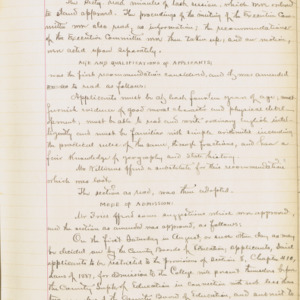 Board of Trustees Minutes, 1889 July 11