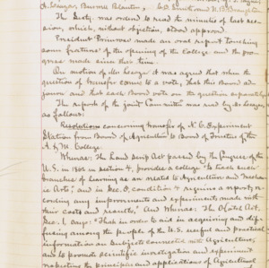 Board of Trustees Minutes, 1889 December 5