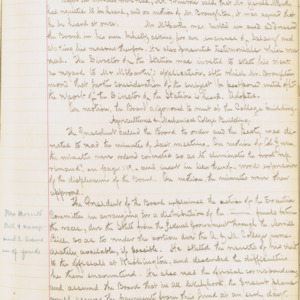 Board of Trustees Minutes, 1890 December 4
