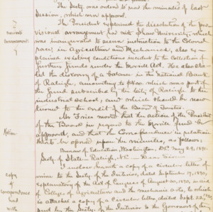 Board of Trustees Minutes, 1891 June 17