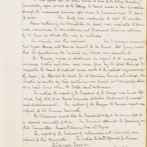 Board of Trustees Minutes, 1891 December 3