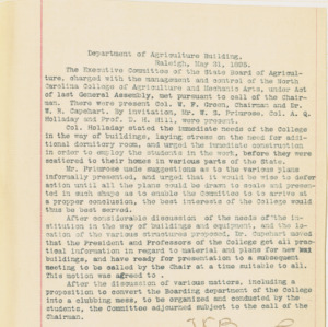 Executive Committee Minutes, 1895 May 21