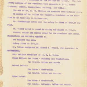 Executive Committee Minutes, 1897 September 6