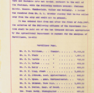 Executive Committee Minutes, 1898 February 10
