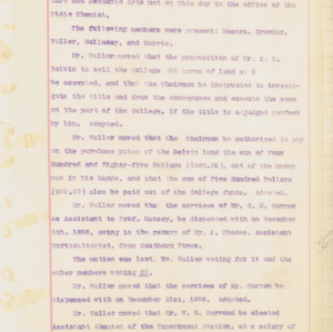 Executive Committee Minutes, 1898 December 3