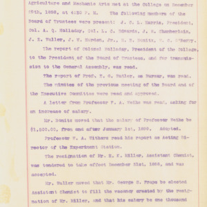 Board of Trustees Minutes, 1898 December 29-30