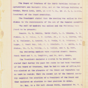 Board of Trustees Minutes, 1899 March 13