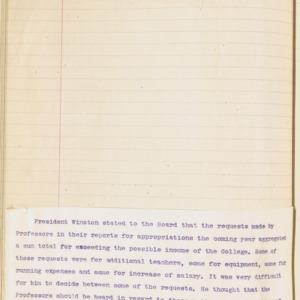 Board of Trustees Minutes, 1903 April 29