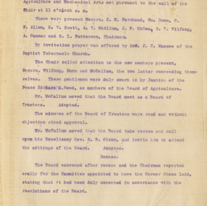 Board of Trustees Minutes, 1905 May 30
