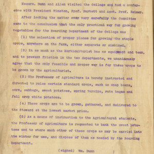 Special Garden Committee Minutes, 1906 February 6