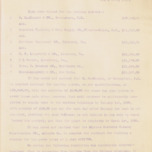 Executive Committee Minutes, 1907 September 25