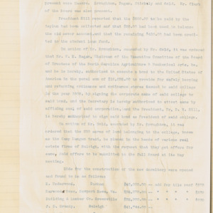 Executive Committee Minutes, 1909 April 20