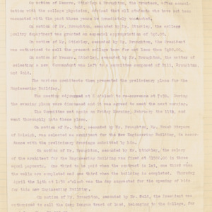 Executive Committee Minutes, 1910 February 10