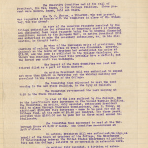 Executive Committee Minutes, 1914 August 27