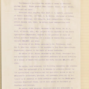 Executive Committee Minutes, 1915 November 2