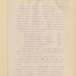Executive Committee Minutes, 1918 March 14