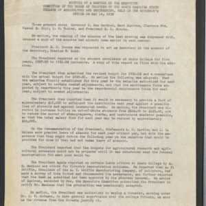 Executive Committee, Minutes, 1932 May 14