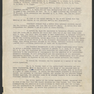 Board of Trustees Minutes, 1921 April 26