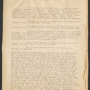 Board of Trustees Minutes, 1923 June 9