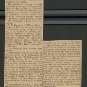 John William Harrelson Records -- Trustees, Board of , 1939