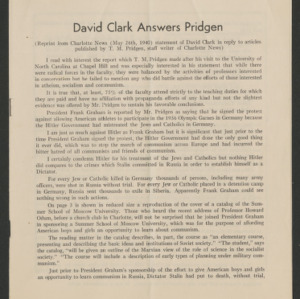 John William Harrelson Records -- Clark, David, 1940-1941