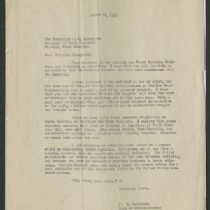 John William Harrelson Records -- Correspondence--General, 1943-1944