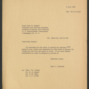 John Tyler Caldwell -- Atomic Energy Commission, 1959-1960