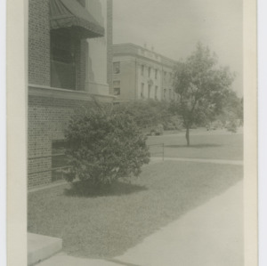 State College Corner of Diesel Building, Polk Building in Background