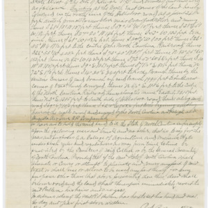 1887 Deed of Property, Gift of R. S. Pullen to the State of North Carolina, March 22, 1887