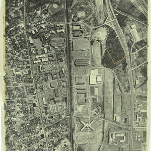 North Carolina State University: Aerial photograph, circa 1970