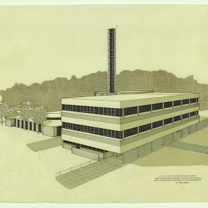 Burlington Labs: Rendering, 1972 -- Nuclear Science and Engineering Research Center