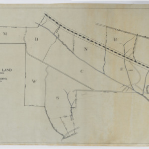 North Carolina State College land, surveyed and platted by the Dept. of Civil Engineering, 1924