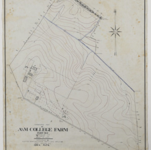 Topographic Map of A and M College Farm, Part No. 5, 1916