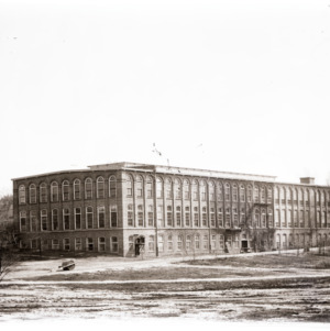 View of Textile Building Looking Northeast, Campus, circa 1925