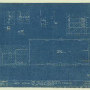 Mechanical Building (Page Hall) -- Roof plan
