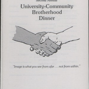 Brotherhood Dinner, University-Community :: Correspondence