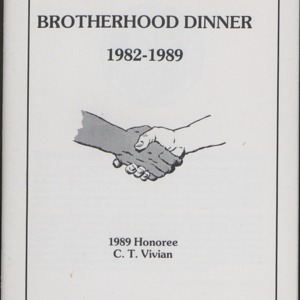Brotherhood Dinner, University-Community :: Correspondence